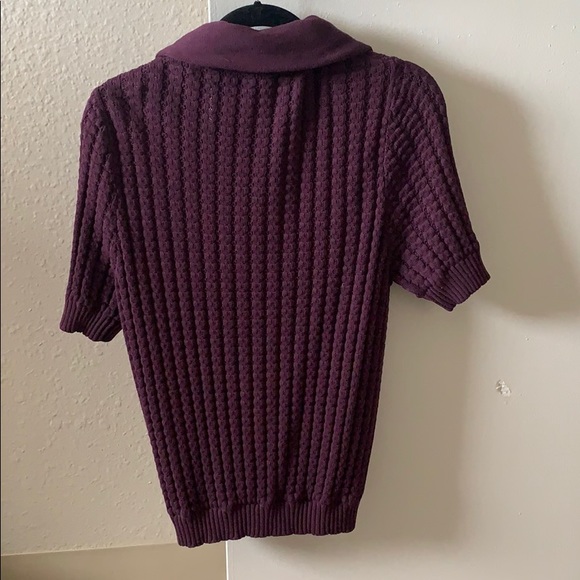 Marc Jacob's short sleeve button up sweater - Picture 4 of 5